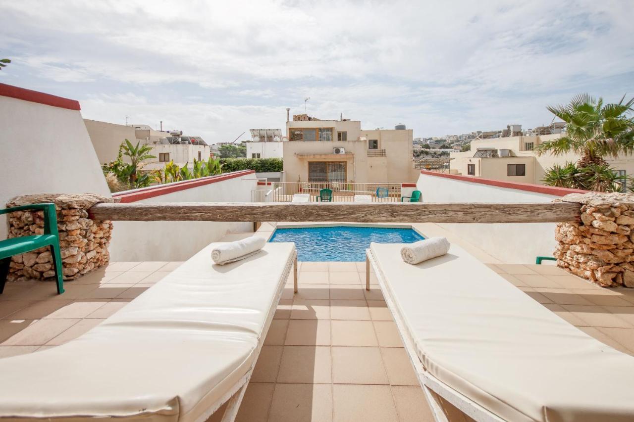 Pool And Sea Merill Apartments - Happy Rentals Mellieħa Exteriér fotografie